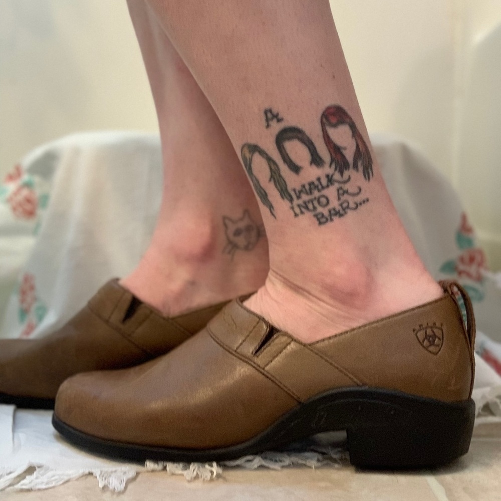 Ariat brown leather paddock slip ons